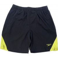 BERMUDA SPEEDO DIVIDED - PRETO/AMARELO